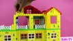 Peppa Pig Blocks Mega House Construction Sets With George Pig, Daddy Pig, Mummy Pig Lego Toys