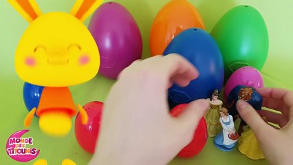Oeufs surprises de couleurs Disney Special la Belle et la Bête. Touni Toys Titounis