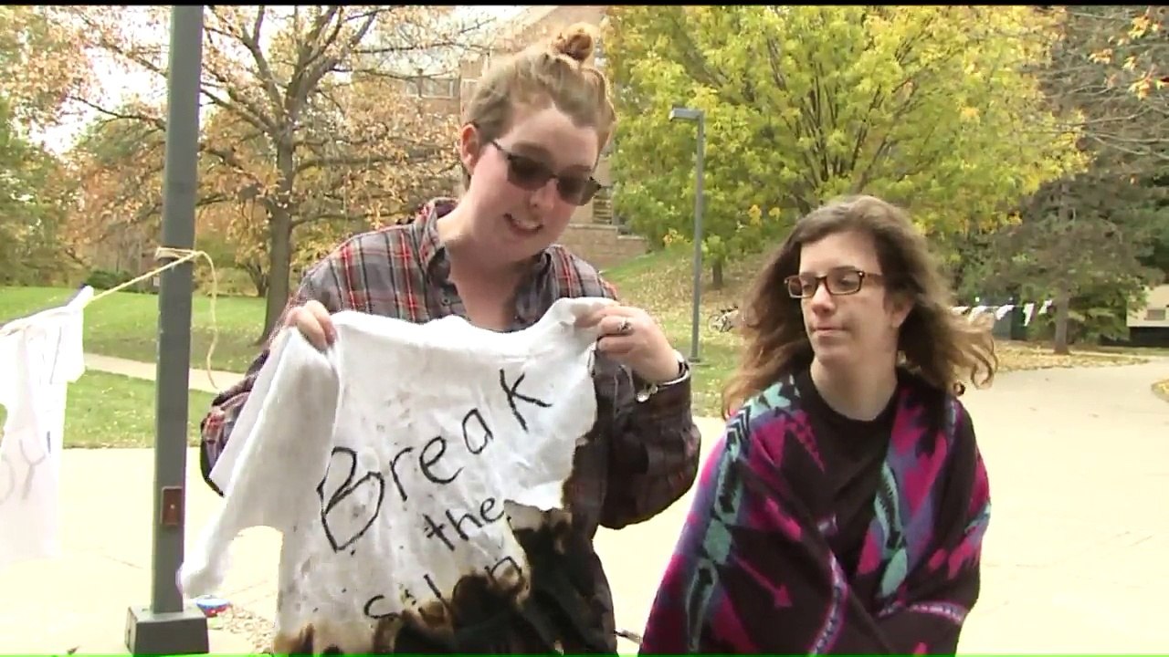 Anti-Violence Display on Illinois College Campus Vandalized