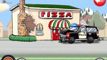 Cars & Trucks - Diggers for Children | Cartoons for Kids - Police Truck & Car, Ambulance, Helicopter