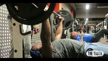 100kg Bench Press Max Rep Test | Push & Leg Workout