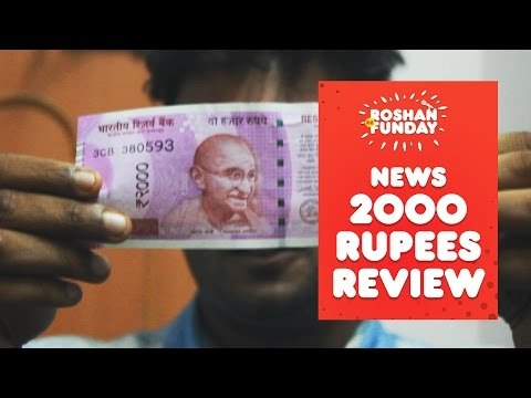 New 2000 rupee note test, features and Rumors Explained! Water test!