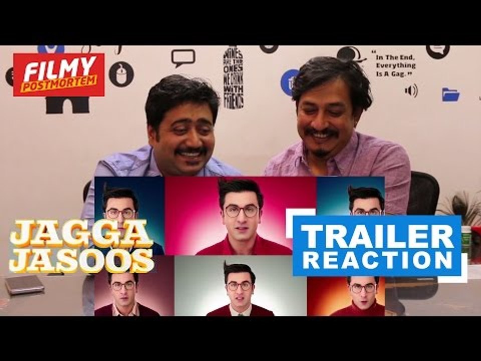 JAGGA JASOOS TRAILER REACTION AND REVIEW | RANBIR KAPOOR | KATRINA KAIF | ANURAG BASU