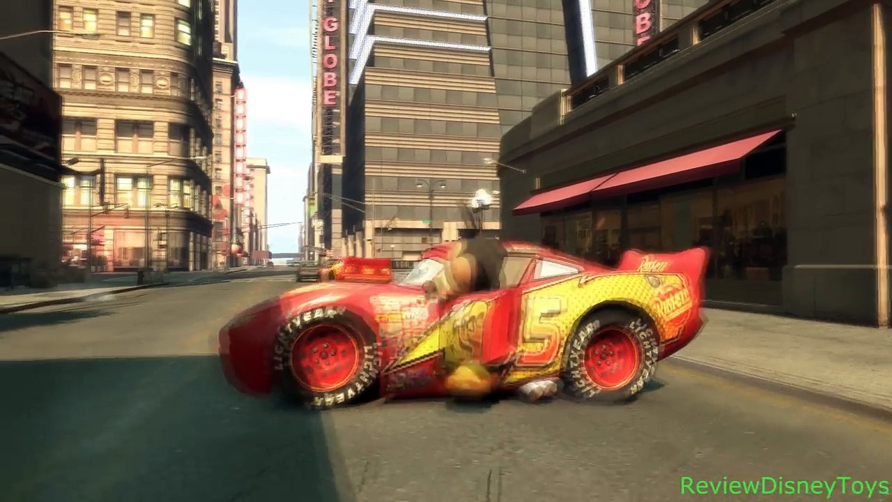 Miki Maus helicopter flight Disney Lightning Mcqueen cars