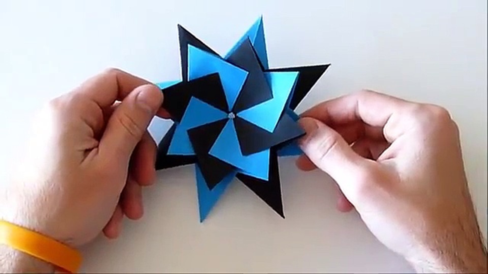 Como hacer una estrella modular de origami (Origami Star-Enrica Dray) -  video Dailymotion