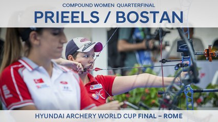 Sarah Prieels v Yesim Bostan – Compound Women’s Quarterfinal | Rome 2017