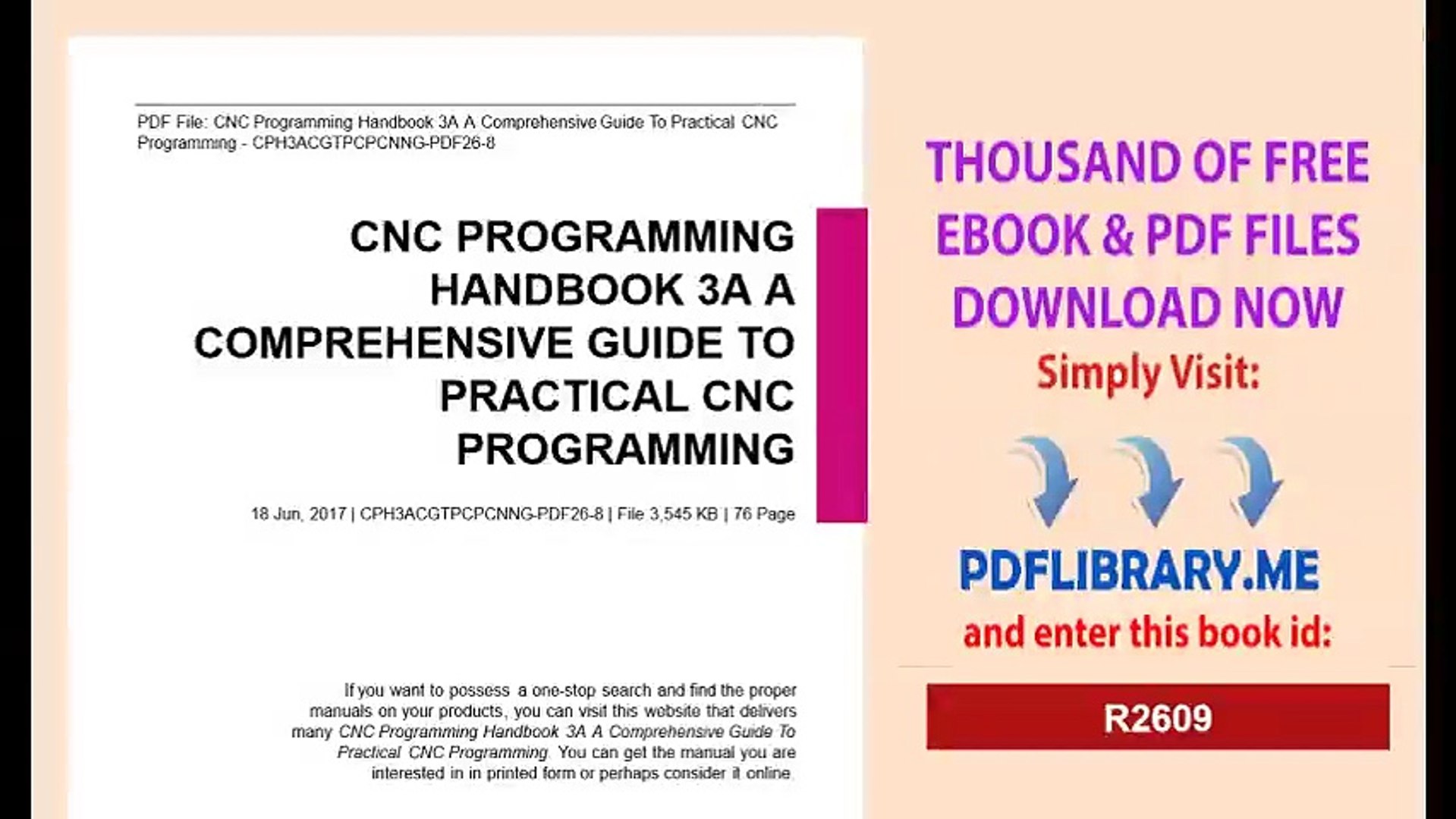 ⁣CNC Programming Handbook3A A Comprehensive Guide To Practical CNC Programming