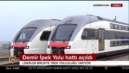 Bakü-Tiflis-Kars Demiryolu Hattı açıldı
