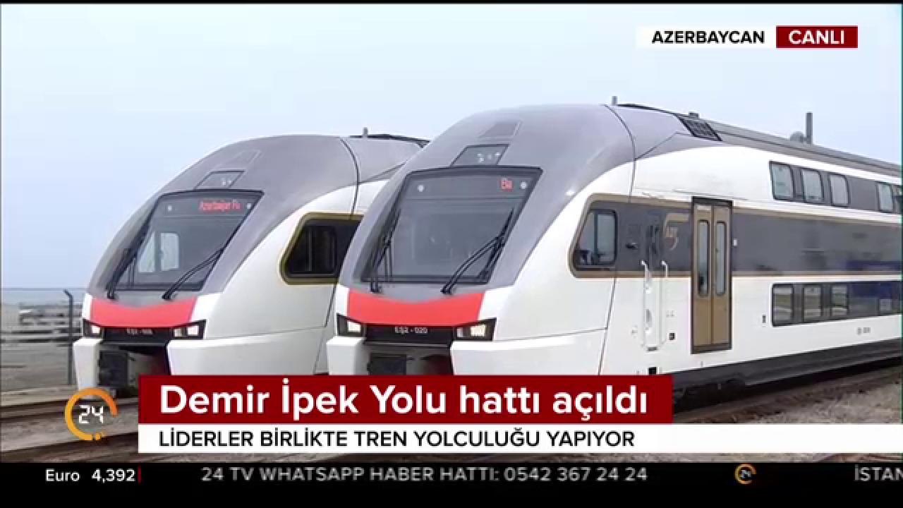 Bakü-Tiflis-Kars Demiryolu Hattı açıldı