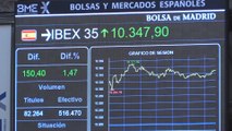 El IBEX 35 mantiene las subidas a mediodía y avanza un 1,31 % por la banca