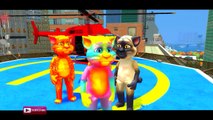 COLORS TALKING TOM & COLORS HELICOPTER FOR KIDS NURSERY RHYMES SONGS FOR CHILDREN