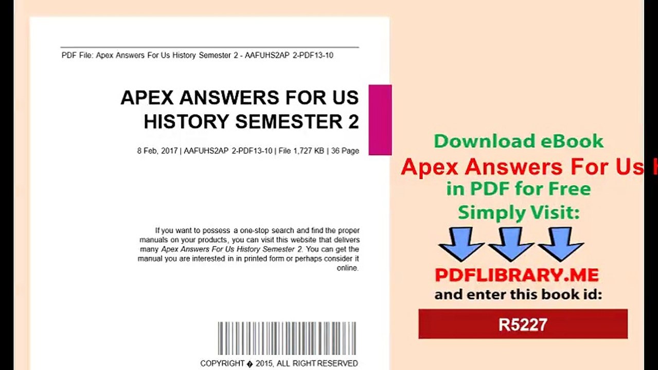 Apex Answers For Us History Semester 2