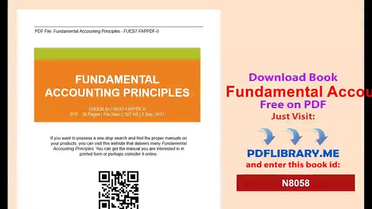 Fundamental Accounting Principles