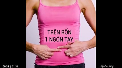 Ba điểm huyệt ở bụng giúp đánh tan mỡ