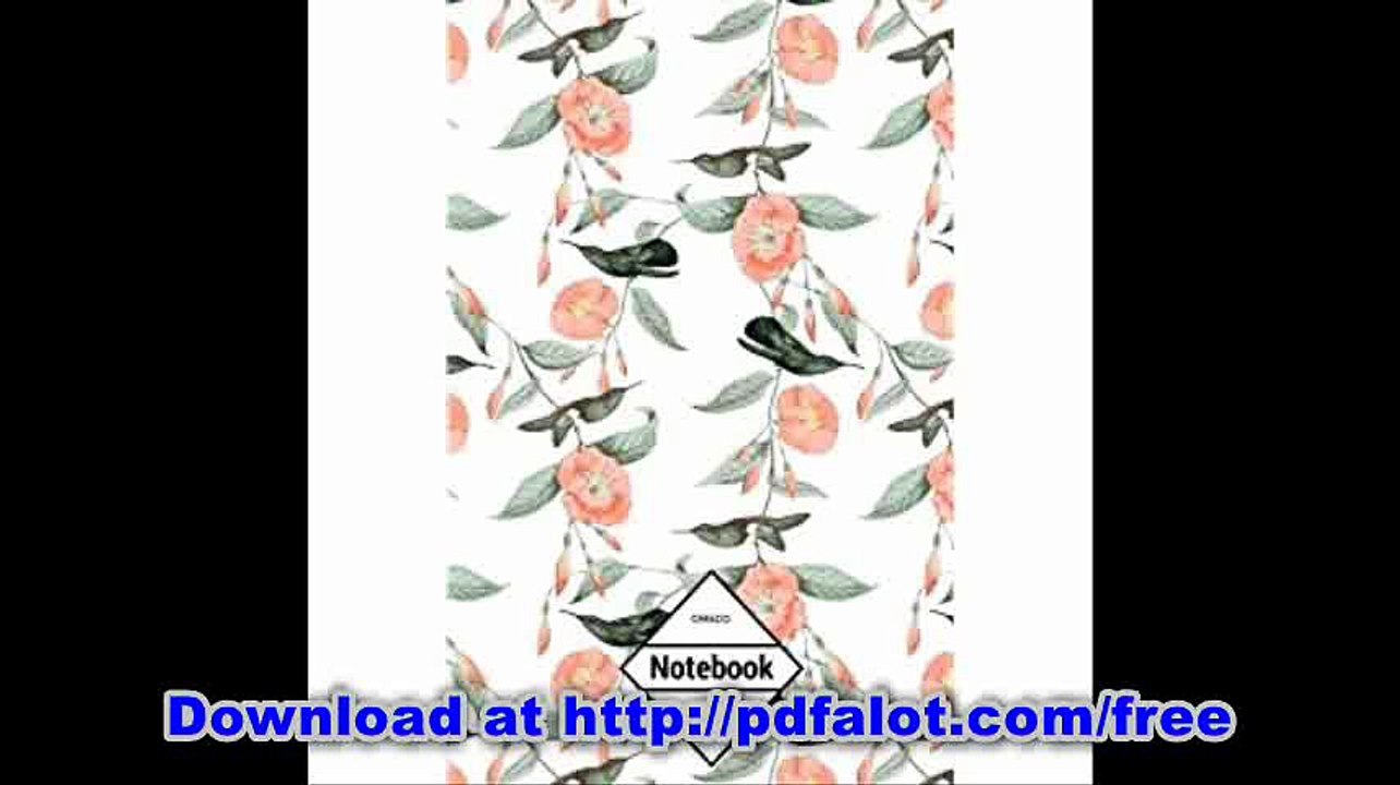 GM&Co Notebook Journal Dot-Grid, Lined, Graph, 120 pages 5.5'x8.5' (Flowers Birds Forest Pattern)