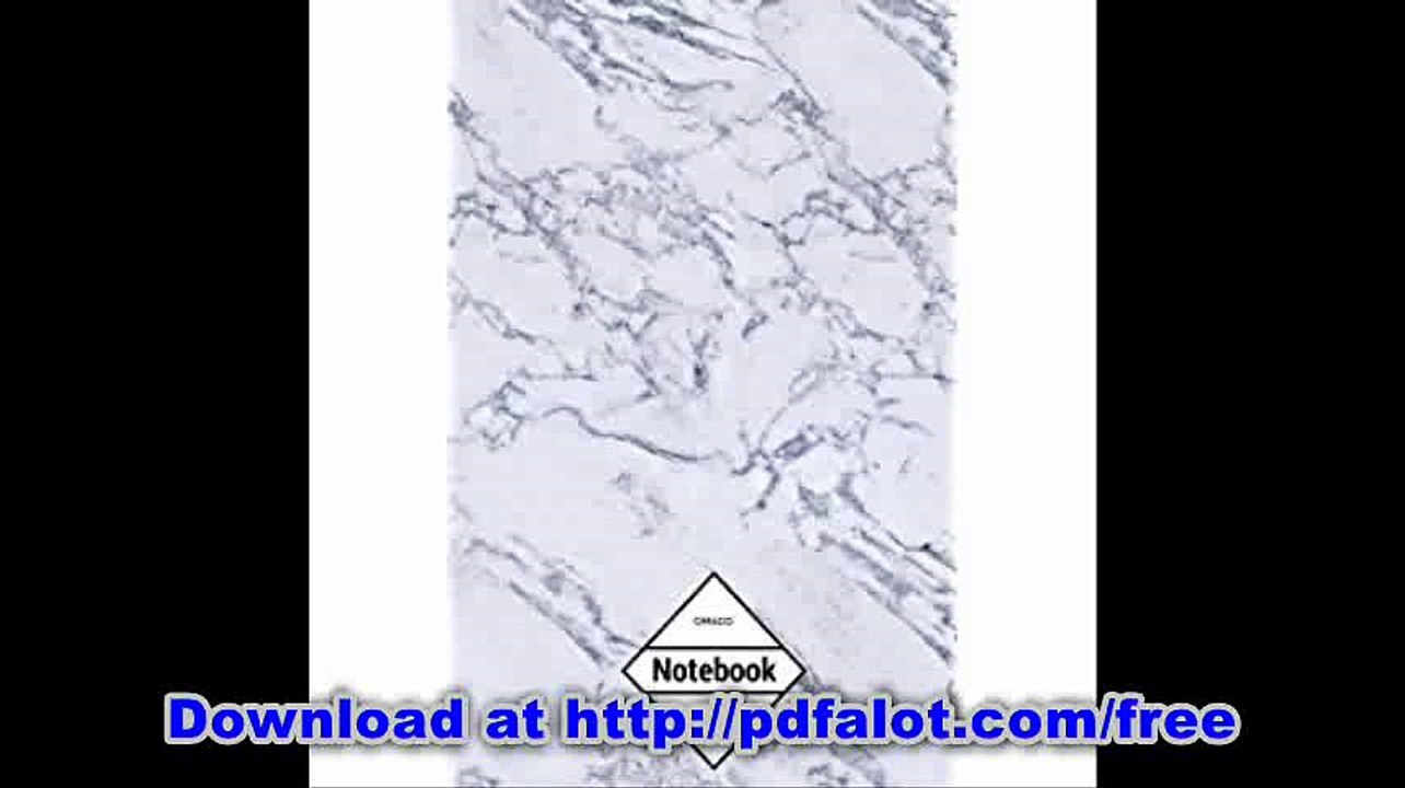GM&Co Notebook Journal Dot-Grid, Lined, Graph, 120 pages 5.5'x8.5' (White Marble Minimal Notebook) (Marble Notebook) (Vo