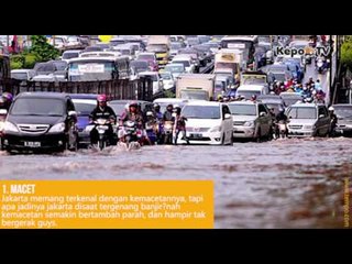 5 Keunikan Jakarta di Saat Hujan Dan Banjir