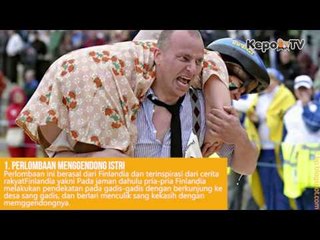 Perlombaan Konyol Ini Mampu Membuat Kita Tertawa Dan Teriak Histeris!