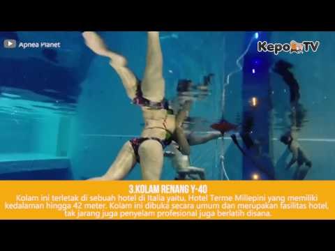 Gila Ukuran Kolam Renang Ini Membuat Kamu Yang Gak Bisa Berenang Karena Ketakutan!