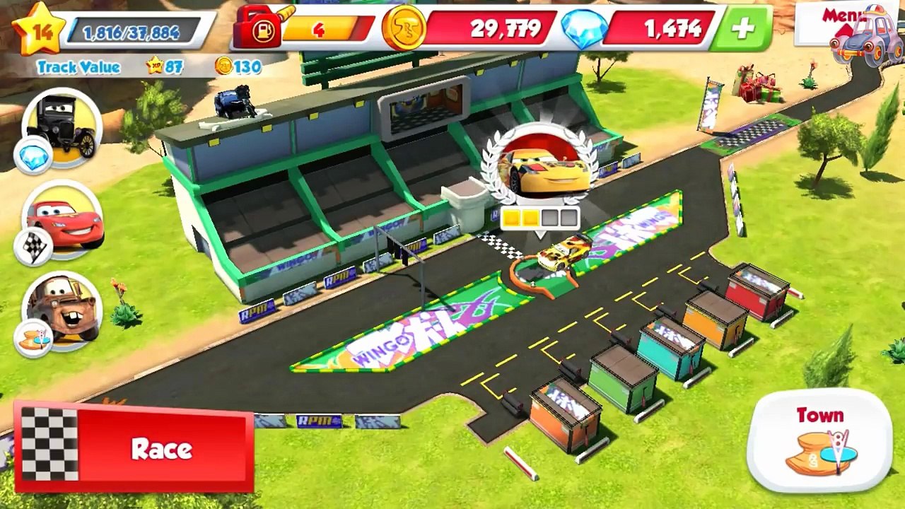 Disney Pixar Cars Fast as Lightning - Tokyo Mater vs Cars Wingo