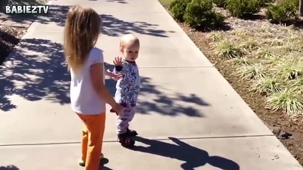 Cute Babies Discovering Their Own Shadow For The First Time and Scared Of It Compilation 2015