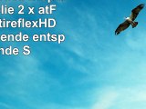 Toshiba WT310 Displayschutzfolie  2 x atFoliX FXAntireflexHD hochauflösende