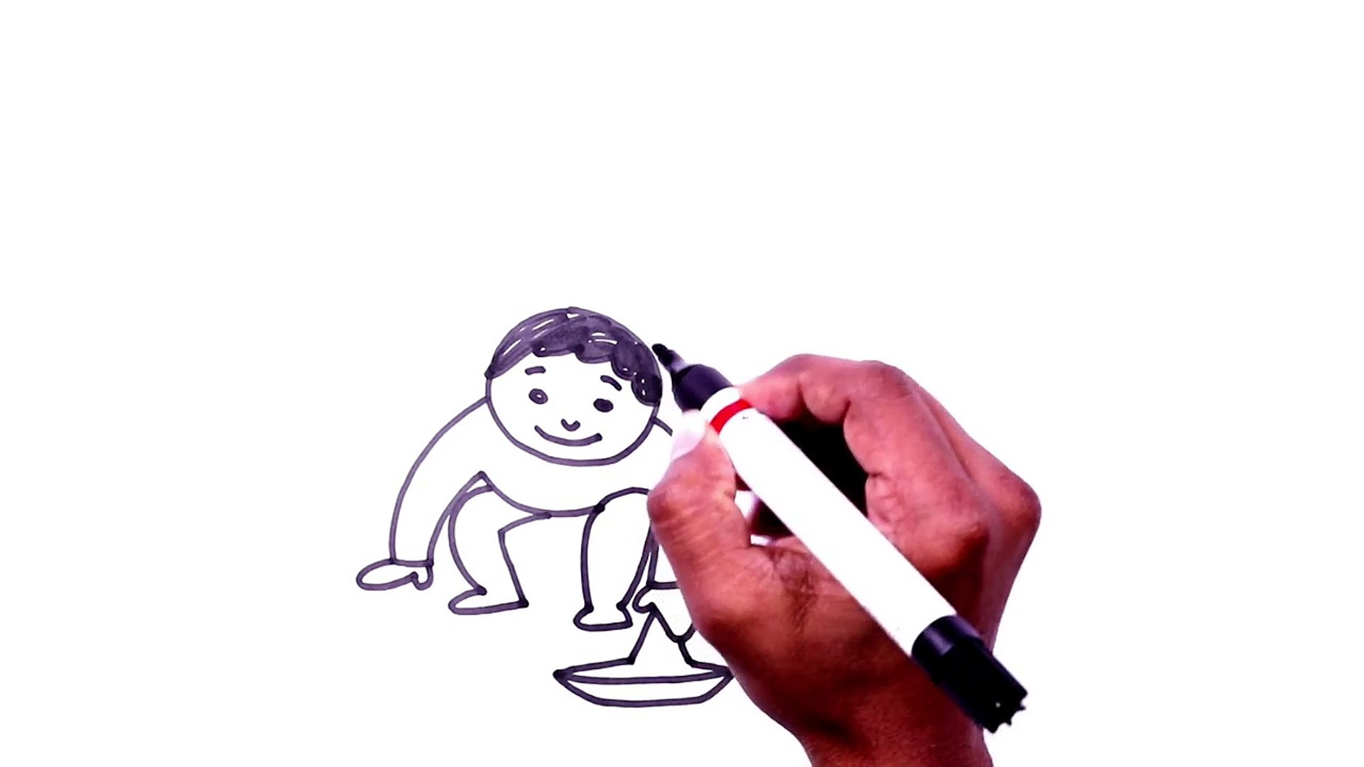 Rainy Day Drawing For Kids Step By Step