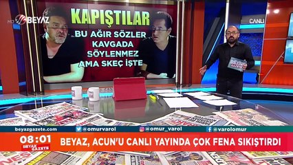 Beyaz, Acun'u çok fena sıkıştırdı!