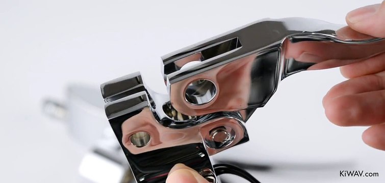 0532 Master Cylinder for Dual-Disc 5_8 Bore with Switch Housing Kit Chrome | KiWAV