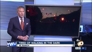 4S Ranch resident tired of walking in the dark-XzvWGZqvYnw