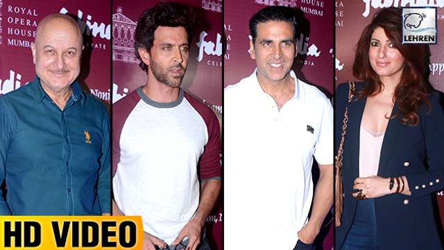 Bollywood Celebs At Special Preview Of Play Salaam, Noni Appa | Hrithik Roshan