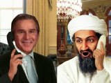 - George Bush and Osama Bin Laden