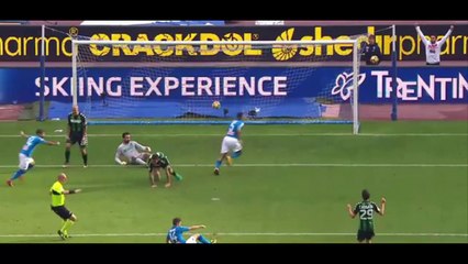 Napoli - Sassuolo 3-1 Gol ed Highlights HD - Serie A 11^giornata 29/10/2017