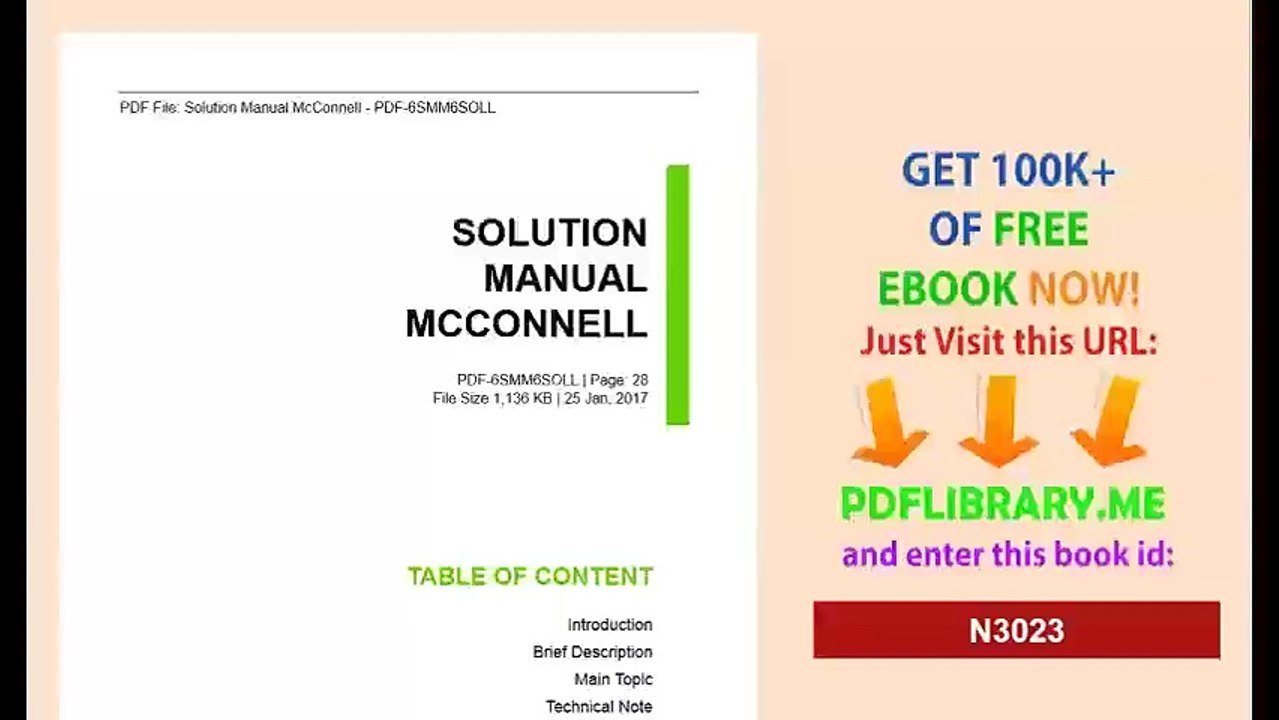 Solution Manual McConnell