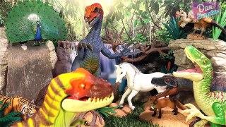15 NEW EPIC DINOSAURS AND ANIMALS SURPRISE TOYS for kids - Tyrannosaurus Lizzpizanner Horse