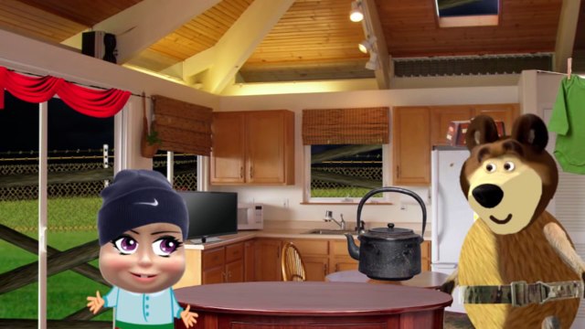 Маша и медведь. ЗОМБИ АПОКАЛИПСИС - НАЧАЛО. Ужастики. Очень страшно страшно.