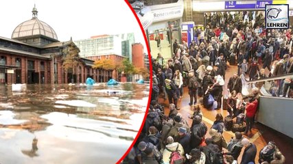 FULL VIDEO: Storm Herwart Causes Flood In Germany, Poland & Czech Republic