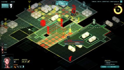 Invisible Inc Expert Plus 1-11 Omni Foundry Lab Pt 1 (No commentary)