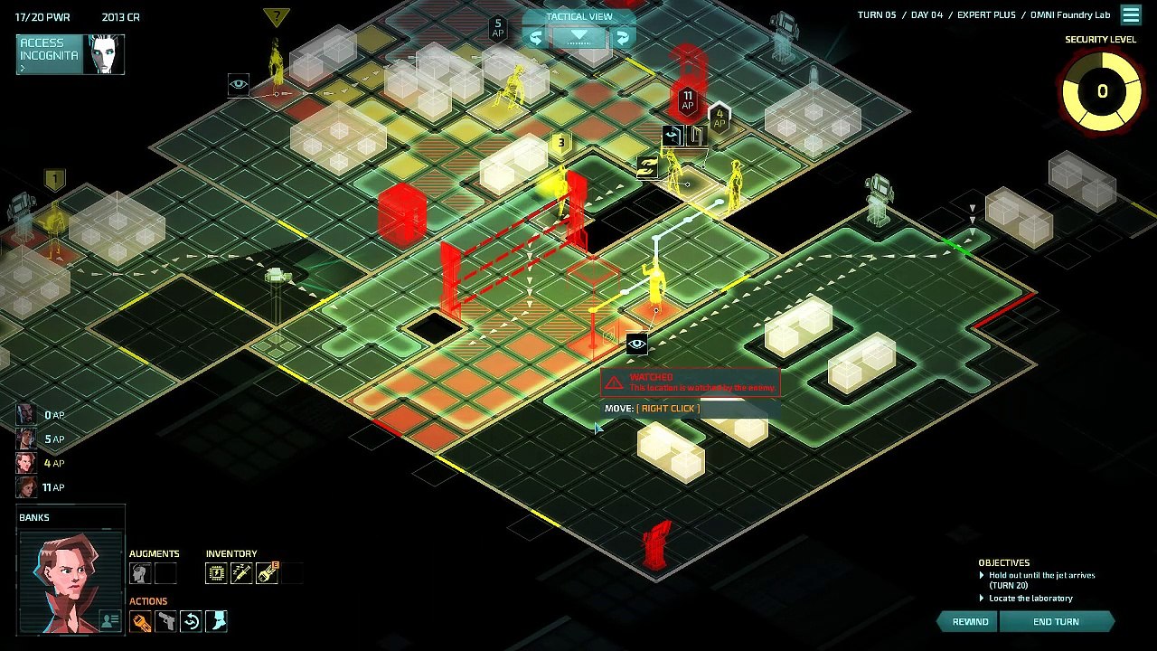 Invisible Inc Expert Plus 1-11 Omni Foundry Lab Pt 1 (No commentary)