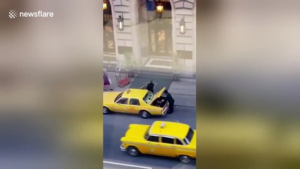 Benedict Cumberbatch spotted during Melrose filming in Glasgow