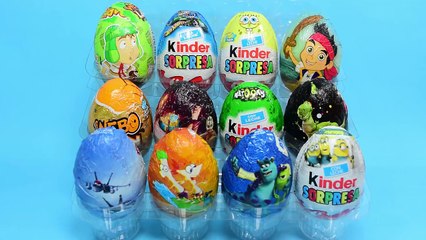 Huevos Kinder Sorpresa Minions, Bob Esponja, El Chavo, Toy Story en Español | JuguetesYSorpresas