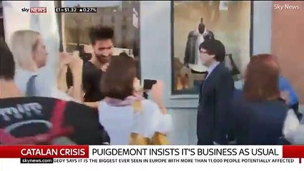 Carles Puigdemont taunts Madrid government on Instagram