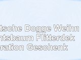 Deutsche Dogge Weihnachtsbaum Flitterdekoration Geschenk