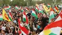 Kurds Gather in Support of Leader Barzani After His Resignation