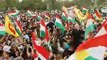 Kurds Gather in Support of Leader Barzani After His Resignation