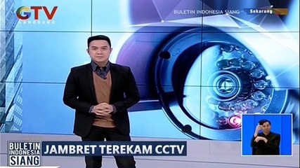 Aksi Penjambretan Nekat Terekam CCTV