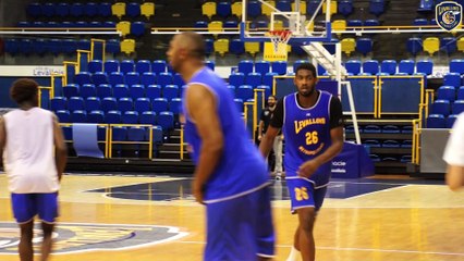Avant match avec Cyrille Eliezer-Vanerot, Andorra - Levallois