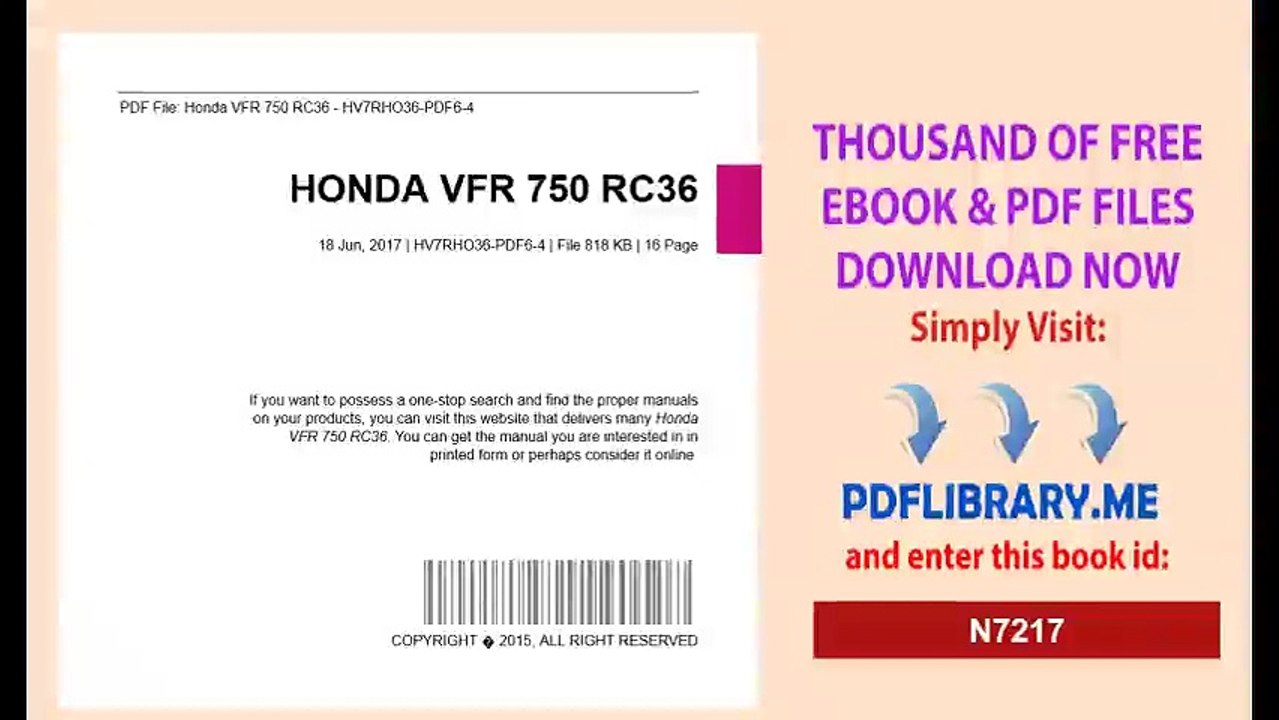 Honda VFR 750 RC36