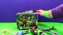 TEENAGE MUTANT NINJA TURTLEs Nickelodeon TMNT Surprise Lunch Box Surprise Toys Video
