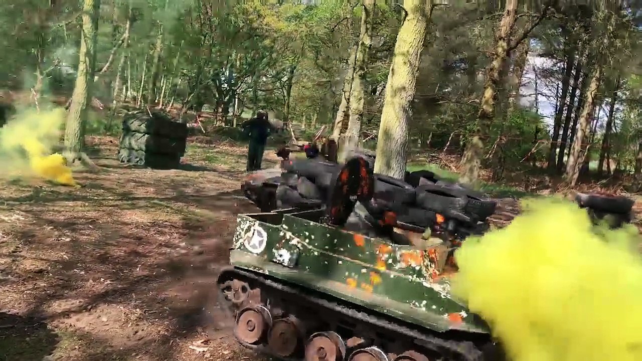 Paintball avec des mini tanks